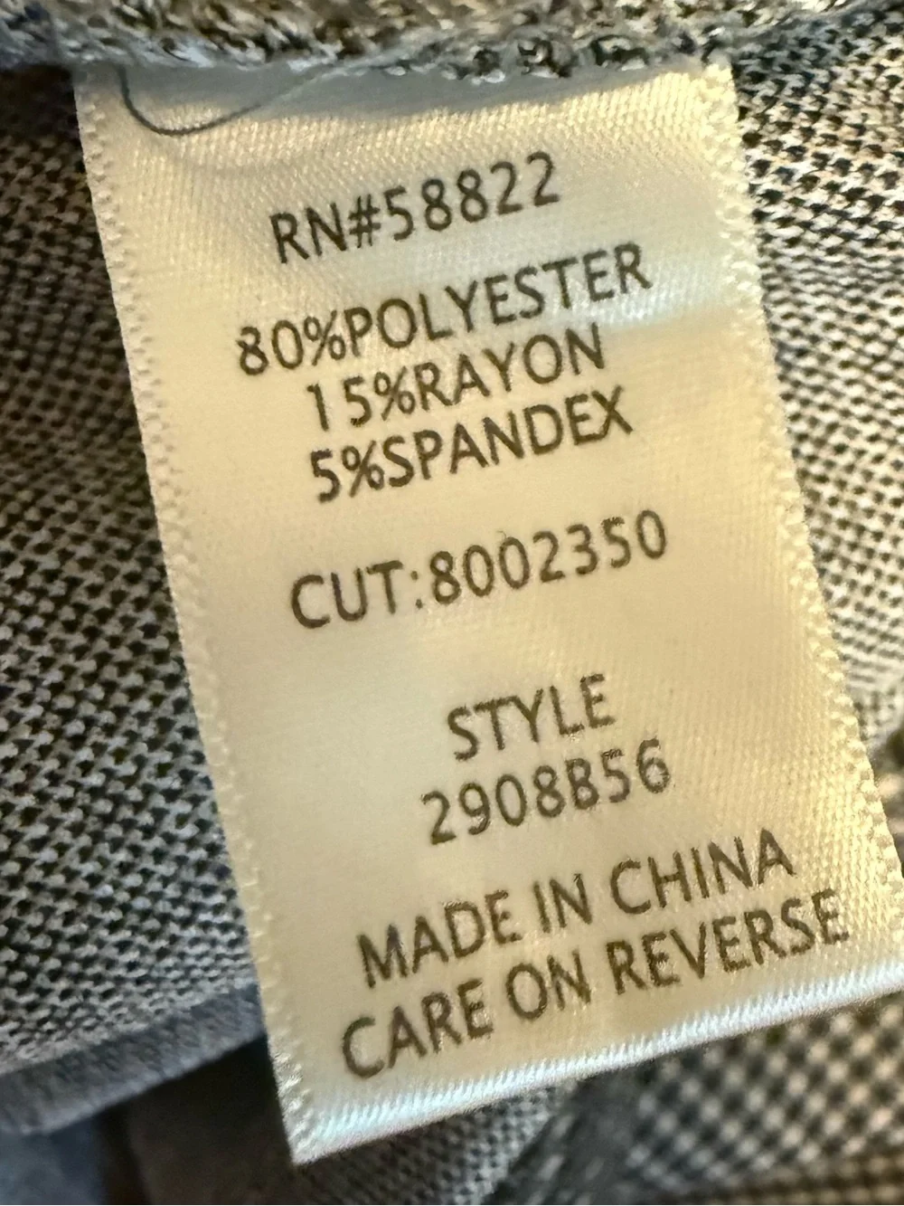 NWT Max Studio Checked Midi Blazer Dress Faux Wrap Long Sleeve Belted Business - Picture 11 of 15